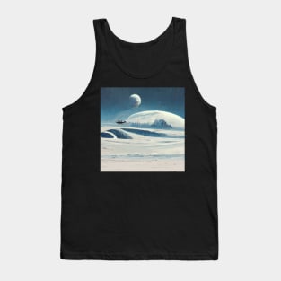 Snowy planet Tank Top